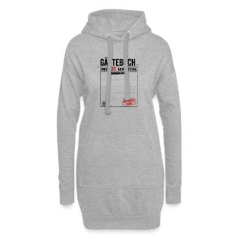 Gäste 30 Wir Waren Dabei - Hoodie-Kleid - Grau meliert - Vorne