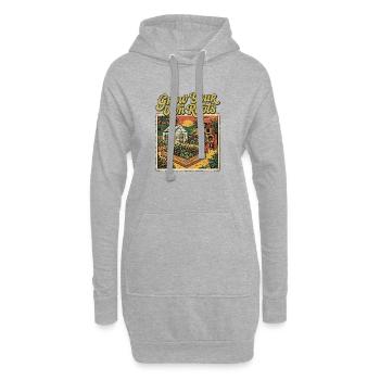 Grow Your Roots - Hoodie-Kleid - Grau meliert - Vorne