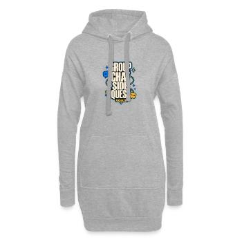 Funny Gift Shirts, Group Chat Side Quest Again - Hoodie-Kleid - Grau meliert - Vorne