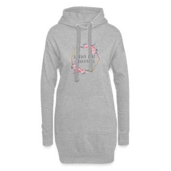 Meilleur comptable du monde – Cadeau de remerciement - Sweat-shirt à capuche long Femme - gris chiné - Devant