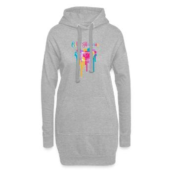Funny Art Painter Color Magician Drawing Artist - Hoodie-Kleid - Grau meliert - Vorne