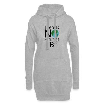 There_Is_No_Planet_B_Play_-_Environment - Sweat-shirt à capuche long Femme - gris chiné - Devant