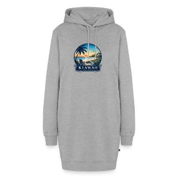 Kiawah Island Urlaub Atlantik USA Südkarolina - Hoodie-Kleid - Grau meliert - Vorne