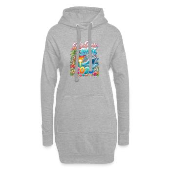 Meine erste Kreuzfahrt 2026 - Hoodie-Kleid - Grau meliert - Vorne