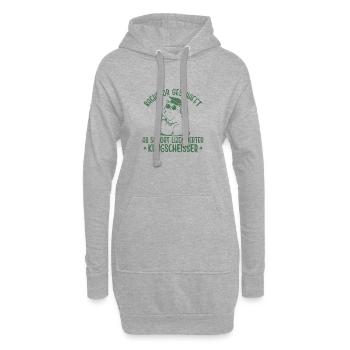 Bachelor Abschluss Katze Lizenzierter Klugscheißer - Hoodie-Kleid - Grau meliert - Vorne