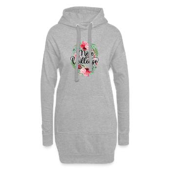 Mère Veilleuse Merveilleuse Fête Des Mères - Sweat-shirt à capuche long Femme - gris chiné - Devant