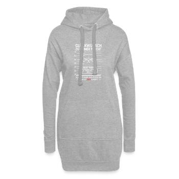 Abschied Kollege Lustiges Team Geschenk - Hoodie-Kleid - Grau meliert - Vorne