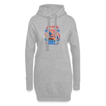 Fondons cette fête ! Alexander Hamilton - Sweat-shirt à capuche long Femme - gris chiné - Devant