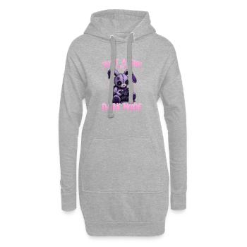 Pastel Goth Soft Goth Gaming Gamer - Hoodie-Kleid - Grau meliert - Vorne