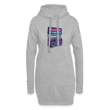 Je n’ai pas 30 ans, j’ai 20 ans - Sweat-shirt à capuche long Femme - gris chiné - Devant