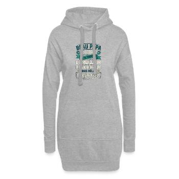 Beau-Papa Humour Meilleur Cadeau Fête Des Pères - Sweat-shirt à capuche long Femme - gris chiné - Devant