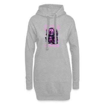 Pastel Goth Soft Goth Gaming Gamer - Hoodie-Kleid - Grau meliert - Vorne