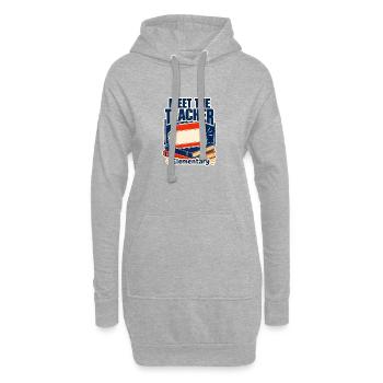 Meet the Teacher Elementary First Day of School Op - Hoodie-Kleid - Grau meliert - Vorne