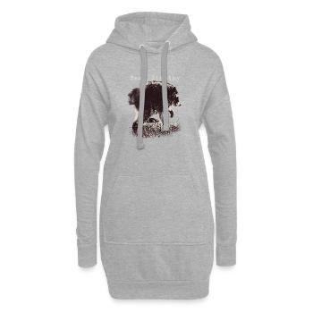 Jimothy Viraler Waschbär Lustiges Team Jimothy - Hoodie-Kleid - Grau meliert - Vorne