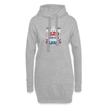 Die Briten verspielten am 4. Juli einen Vorsprung  - Hoodie-Kleid - Grau meliert - Vorne
