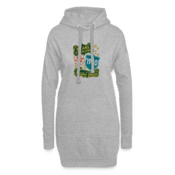 86 Ans Millésime 1940 Edition Limitée Anniversaire - Sweat-shirt à capuche long Femme - gris chiné - Devant