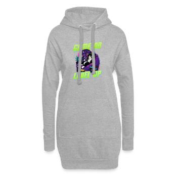 Gamer Gaming Cat Video Game - Hoodie-Kleid - Grau meliert - Vorne