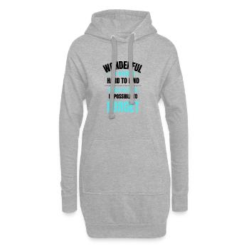 Coworker Farewell Gift - Hoodie Dress - heather grey - Front