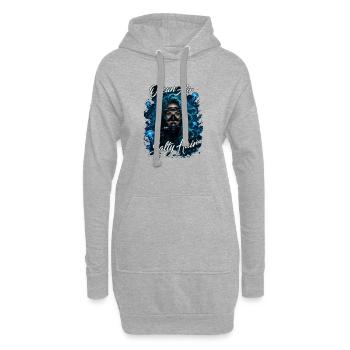 Ocean Air Salty Hair Tauchen Meer Quallen - Hoodie-Kleid - Grau meliert - Vorne