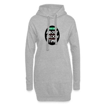 Mayo 2026 About Time - Hoodie Dress - heather grey - Front