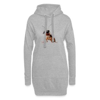 cockroach cockroach insects cockroach cockroaches - Hoodie Dress - heather grey - Front