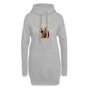  Der Röbel Reiche Mir Den Gerstensaft Bier 2026 - Hoodie-Kleid - Grau meliert - Vorne
