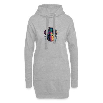 cafards insectes cafards cafards cafards - Sweat-shirt à capuche long Femme - gris chiné - Devant