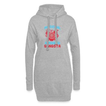 Gambling Fan Professional Casino Gangsta Casino - Hoodie-Kleid - Grau meliert - Vorne