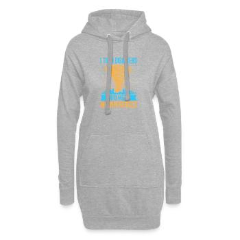 Insurance Agent Inconveniences Funny Insurance - Hoodie Dress - heather grey - Front