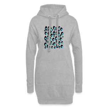 Panketal. - Sweat-shirt à capuche long Femme - gris chiné - Devant