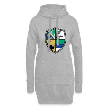 Sandzak Sandzaklija Novi Pazar Flagge Geschenk - Hoodie-Kleid - Grau meliert - Vorne