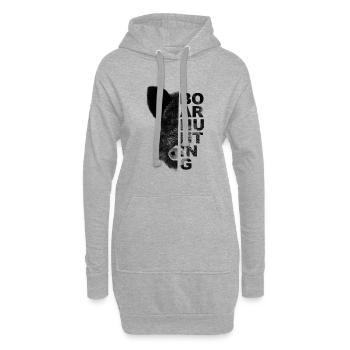 Chasseur Chasser Chasser Chasse Chasse Chasse Chasse Chasseur Chasseur - Sweat-shirt à capuche long Femme - gris chiné - Devant
