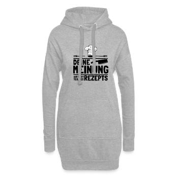 Kochen Chefkoch Hobbykoch Koch - Hoodie-Kleid - Grau meliert - Vorne