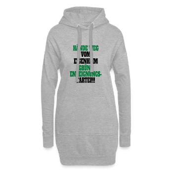 Witze Grüne Die Grünen Habeck Baerbock Partei - Hoodie-Kleid - Grau meliert - Vorne