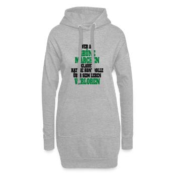 Witze Grüne Die Grünen Habeck Baerbock Partei - Hoodie-Kleid - Grau meliert - Vorne