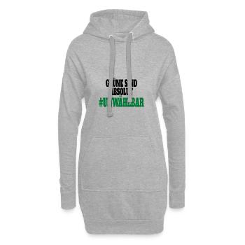 Witze Grüne Die Grünen Habeck Baerbock Partei - Hoodie-Kleid - Grau meliert - Vorne