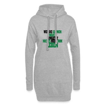 Witze Grüne Die Grünen Habeck Baerbock Partei - Hoodie-Kleid - Grau meliert - Vorne
