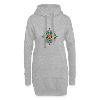 Kompass Travel - Hoodie-Kleid - Grau meliert - Vorne