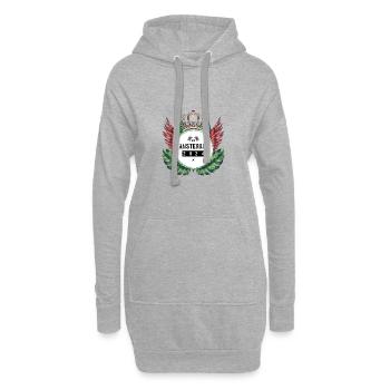 Amsterdam 2024 Team - Hoodie-Kleid - Grau meliert - Vorne