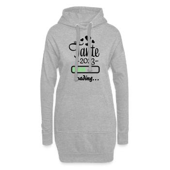tante 2023 - Hoodie-Kleid - Grau meliert - Vorne
