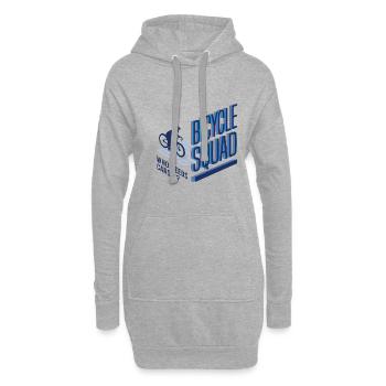 Bicyclette, cardio-mobilité, cyclisme durable - Sweat-shirt à capuche long Femme - gris chiné - Devant