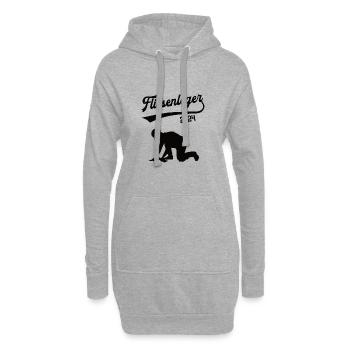 Fliesenleger 2024 Beruf Bodenleger Mosaikleger - Hoodie-Kleid - Grau meliert - Vorne