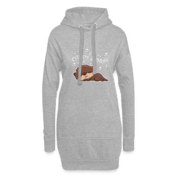 Professeur d'école de musique de musique et de - Sweat-shirt à capuche long Femme - gris chiné - Devant