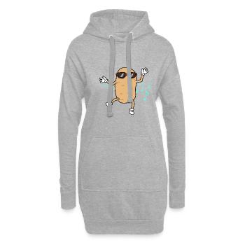 Dancing Potatoe for Hobby Chef Cute Vegetable - Hoodie Dress - heather grey - Front