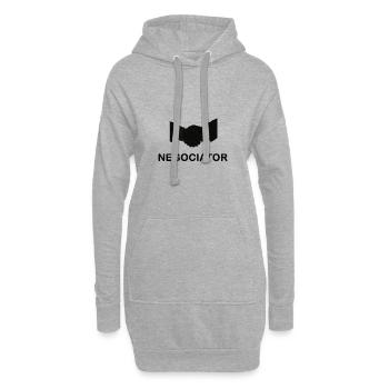 DEAL VERHANDELN T-SHIRT - Hoodie-Kleid - Grau meliert - Vorne