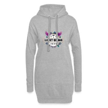 Lloret De Mar 2024 Team - Hoodie-Kleid - Grau meliert - Vorne
