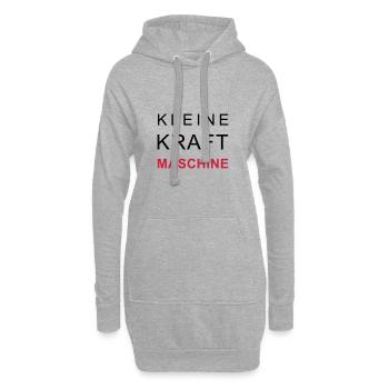 kleine kraftmaschine - Hoodie-Kleid - Grau meliert - Vorne