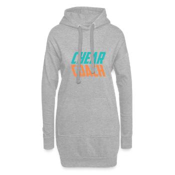 Cadeau d’entraîneur d’encouragement chorégraphe - Sweat-shirt à capuche long Femme - gris chiné - Devant