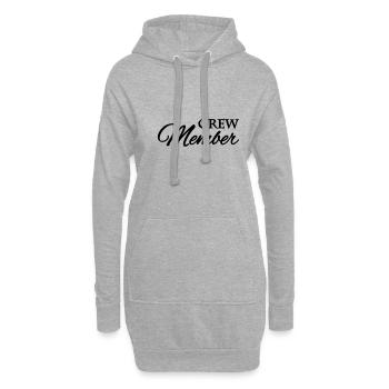 Crew member - Hoodie-Kleid - Grau meliert - Vorne