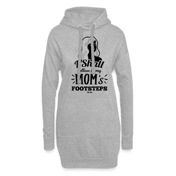 Mama - Hoodie-Kleid - Grau meliert - Vorne